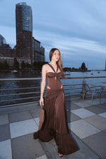 Load image into Gallery viewer, Cloe Bodysuit Brown