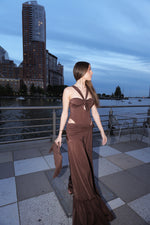 Load image into Gallery viewer, Cloe Bodysuit Brown