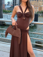 Load image into Gallery viewer, Cloe Bodysuit Brown