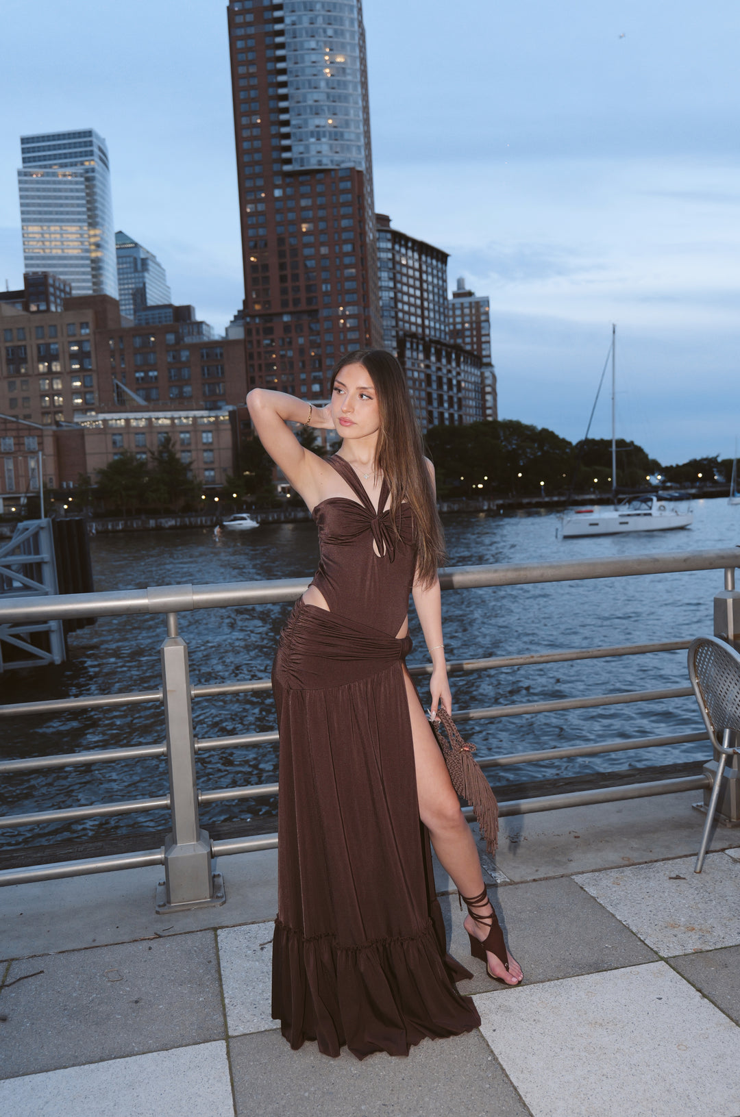 SIENA SKIRT BROWN