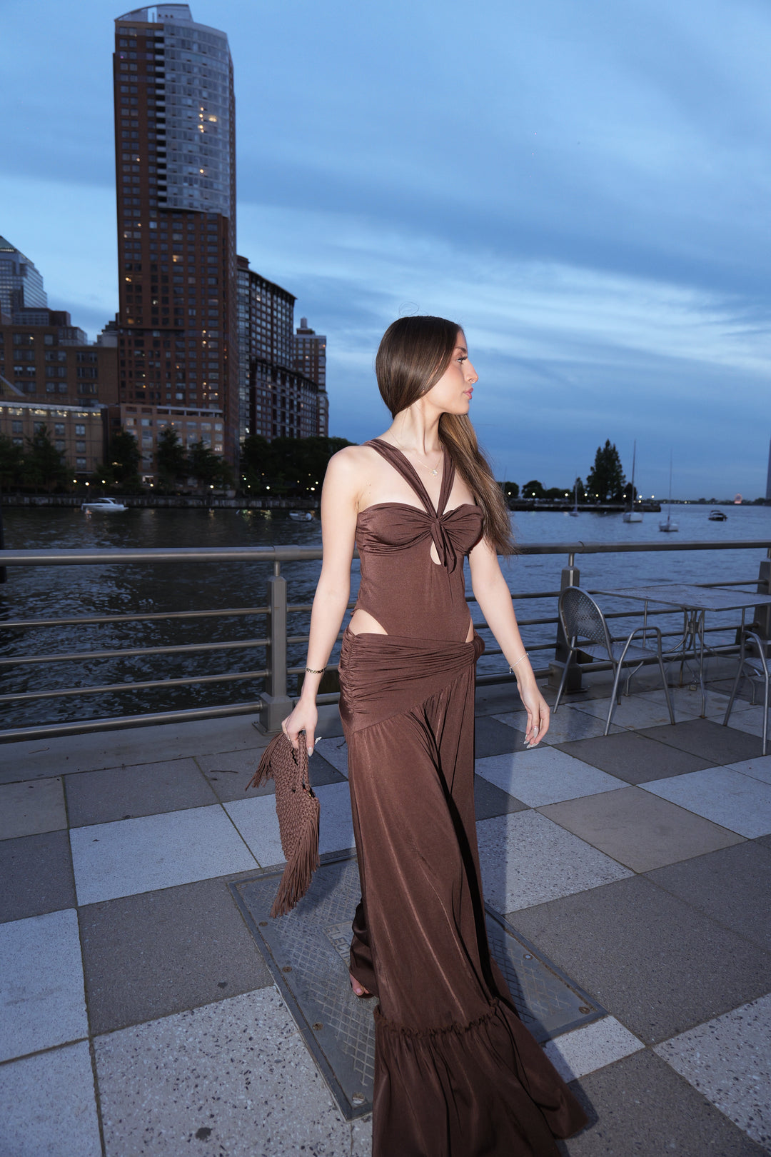 Cloe Bodysuit Brown